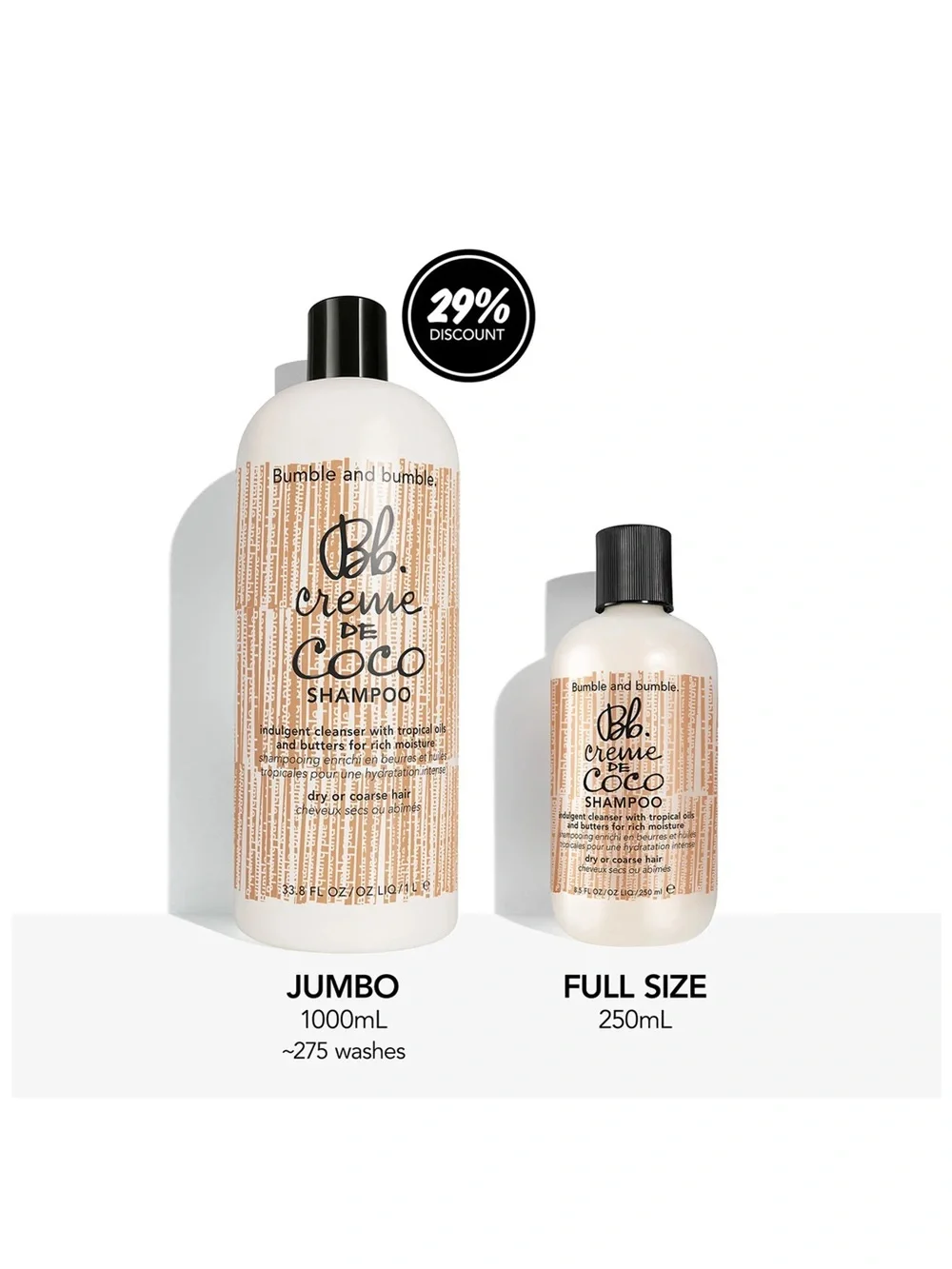 Bumble and bumble Creme de Coco Shampoo Liter w/pump